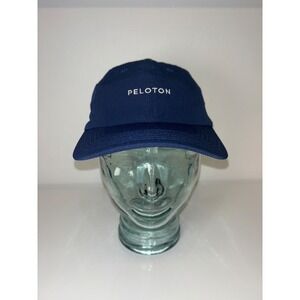 Peloton Baseball Hat Cap Breathable Performance Navy Blue Adjustable Mom Dad Hat